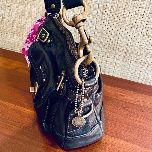 SOLD🌟2xHP🌟Coach Legacy 65th Anniversary Black Vachetta Leather Bag - Picture 11 of 16